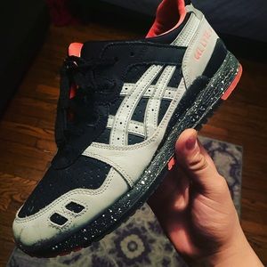 ASICS gel lyte rare color way paint speckles sz 10